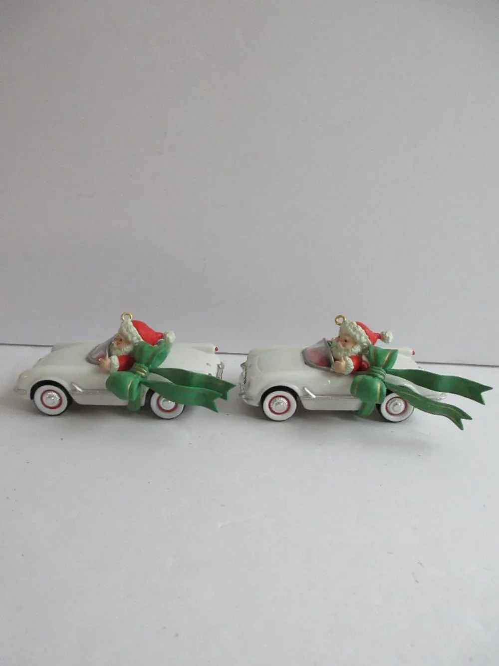 2 Enesco Dream Wheels Corvette 40th Anniversary Limited Edition Ornament 1993